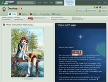 Tablet Screenshot of domisea.deviantart.com