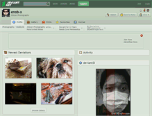 Tablet Screenshot of enob-x.deviantart.com