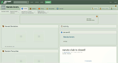 Desktop Screenshot of naruto-lovers.deviantart.com
