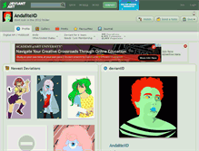 Tablet Screenshot of andalitexd.deviantart.com