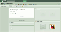 Desktop Screenshot of duckverserp.deviantart.com
