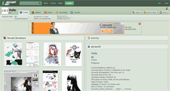 Desktop Screenshot of holie.deviantart.com