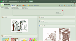 Desktop Screenshot of amedama.deviantart.com