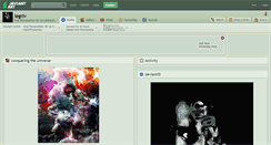 Desktop Screenshot of legriv.deviantart.com