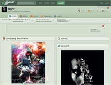 Tablet Screenshot of legriv.deviantart.com