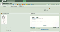 Desktop Screenshot of necromancer-trap.deviantart.com