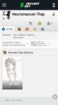 Mobile Screenshot of necromancer-trap.deviantart.com