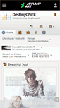Mobile Screenshot of destinychick.deviantart.com