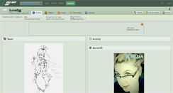 Desktop Screenshot of iloveegg.deviantart.com
