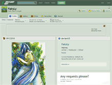 Tablet Screenshot of fairyly.deviantart.com