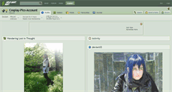 Desktop Screenshot of cosplay-pics-account.deviantart.com