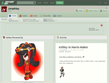 Tablet Screenshot of jonashley.deviantart.com