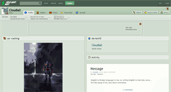 Desktop Screenshot of cloudia0.deviantart.com