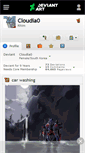 Mobile Screenshot of cloudia0.deviantart.com