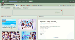 Desktop Screenshot of imjustmeeditions.deviantart.com