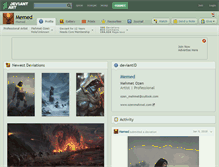 Tablet Screenshot of memed.deviantart.com