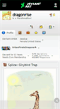 Mobile Screenshot of dragonrise.deviantart.com