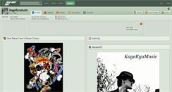 Desktop Screenshot of kageryumusic.deviantart.com