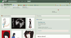 Desktop Screenshot of emo-boy-love.deviantart.com