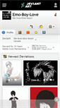 Mobile Screenshot of emo-boy-love.deviantart.com