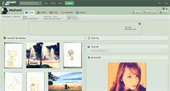 Desktop Screenshot of blauhund.deviantart.com