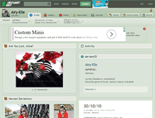 Tablet Screenshot of airy-elle.deviantart.com