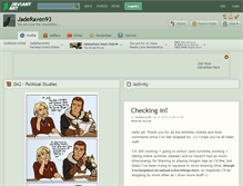 Tablet Screenshot of jaderaven93.deviantart.com