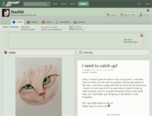 Tablet Screenshot of lilou500.deviantart.com