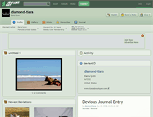 Tablet Screenshot of diamond-tiara.deviantart.com