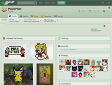 Tablet Screenshot of plasticpixel.deviantart.com