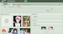 Desktop Screenshot of kutsuna.deviantart.com