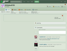 Tablet Screenshot of oceanxxeyes.deviantart.com