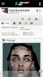 Mobile Screenshot of l-u-c-k-y-n-i-n-e.deviantart.com