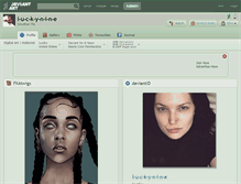 Tablet Screenshot of l-u-c-k-y-n-i-n-e.deviantart.com