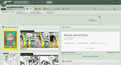 Desktop Screenshot of nomadmetroindex.deviantart.com