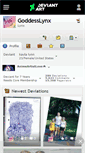 Mobile Screenshot of goddesslynx.deviantart.com