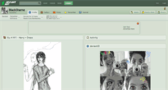 Desktop Screenshot of blacksharne.deviantart.com