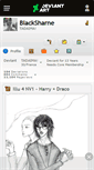 Mobile Screenshot of blacksharne.deviantart.com