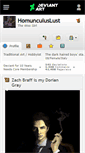 Mobile Screenshot of homunculuslust.deviantart.com