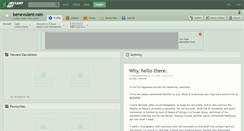 Desktop Screenshot of benevolent-rain.deviantart.com