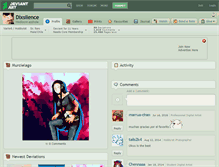 Tablet Screenshot of dixsilence.deviantart.com