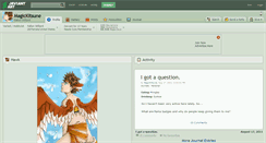 Desktop Screenshot of magickitsune.deviantart.com