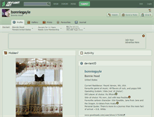 Tablet Screenshot of bonniegayle.deviantart.com