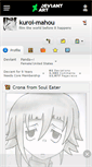 Mobile Screenshot of kuroi-mahou.deviantart.com