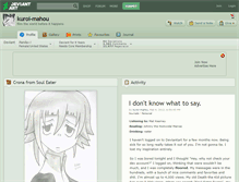 Tablet Screenshot of kuroi-mahou.deviantart.com