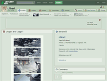 Tablet Screenshot of chirart.deviantart.com