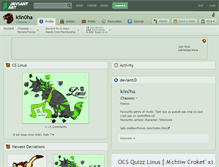 Tablet Screenshot of kiin0ha.deviantart.com