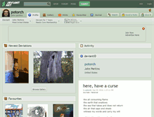 Tablet Screenshot of potorch.deviantart.com