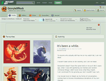 Tablet Screenshot of grovyle0frock.deviantart.com