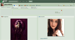 Desktop Screenshot of crazy-artist34.deviantart.com